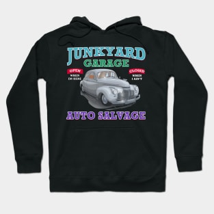 Junkyard Garage Classic Car Hot Rod Novelty Gift Hoodie